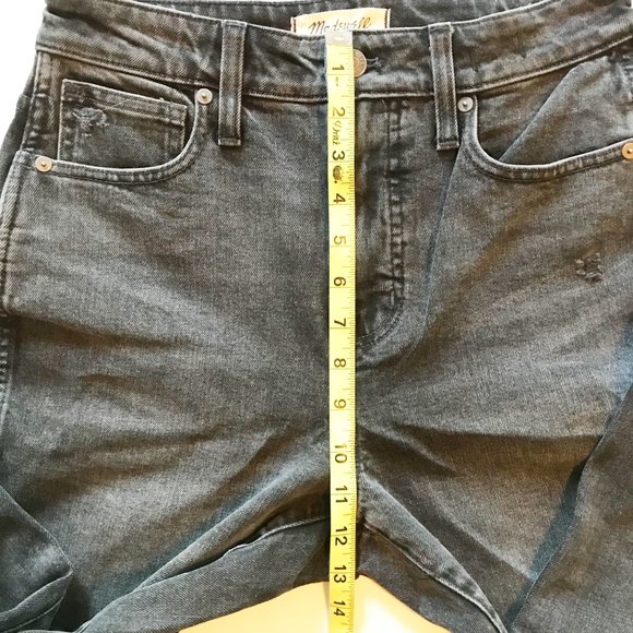 MADEWELL NWT Curvy '90s High Rise Bootcut Jeans Lindale Wash Black Womens 26 - Picture 11 of 12